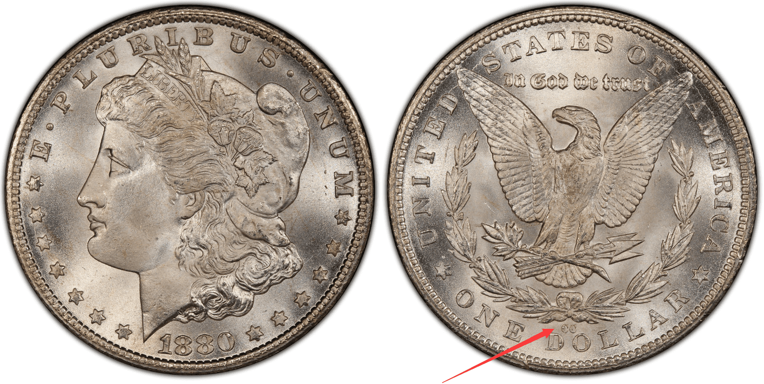 1880 “CC” Silver Dollar