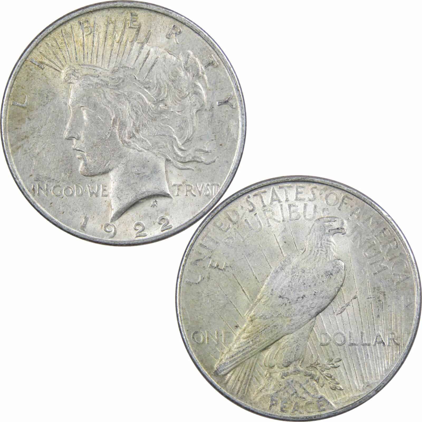 1922 Silver Dollar Die Break in Reverse