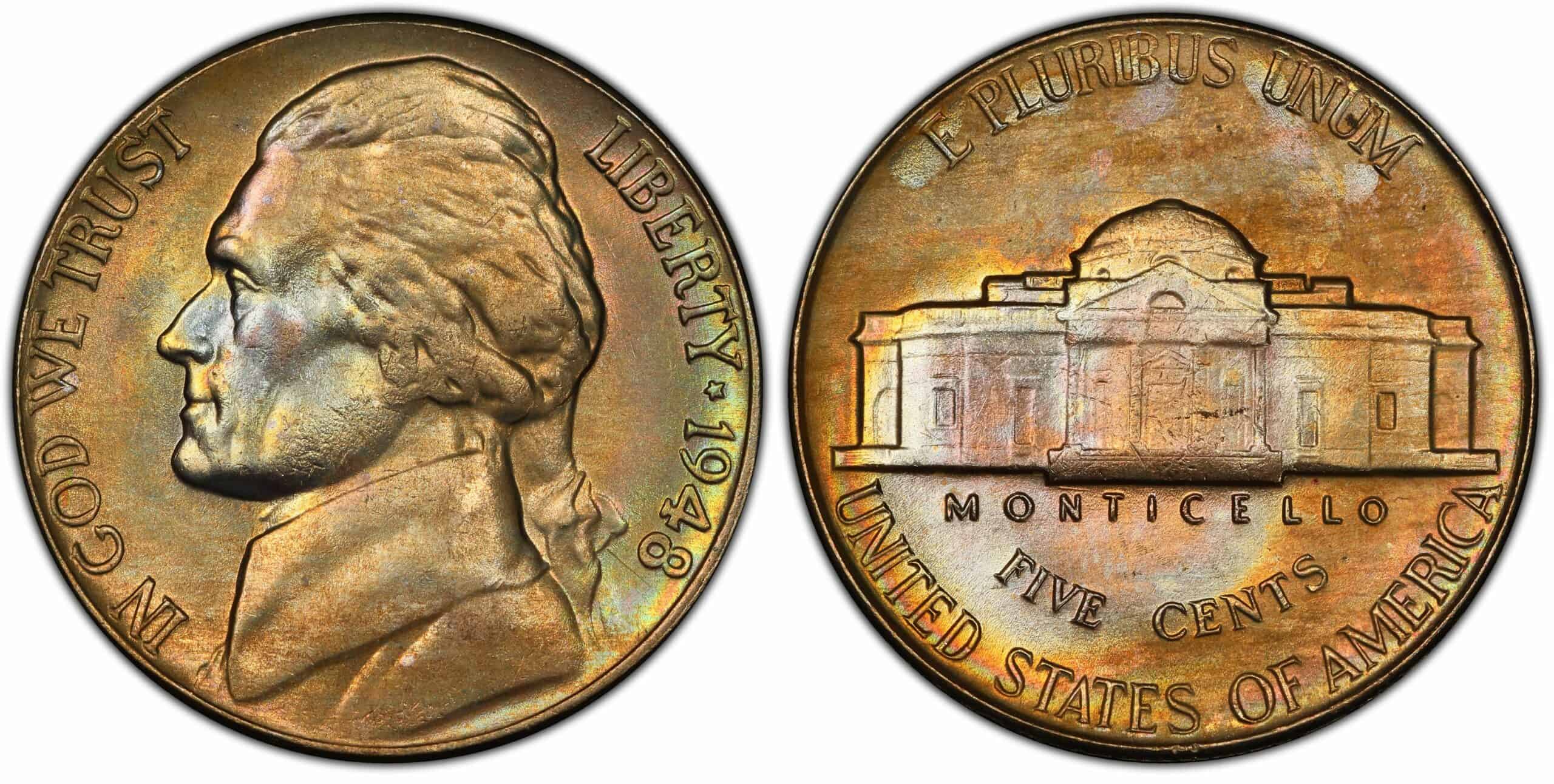 1948 Nickel Value: are “D”, “S”, No mint mark worth money?
