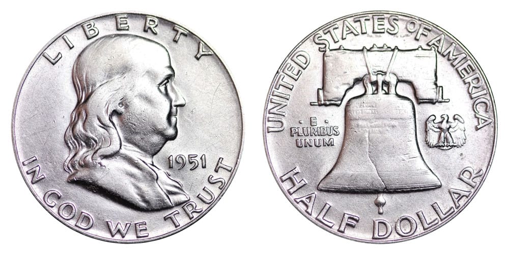 1951 (P) No Mint Mark Half Dollar Value