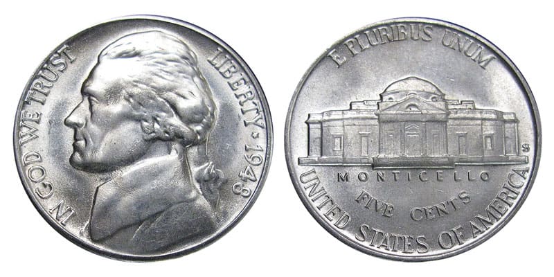 The 1948 “S” Nickel Value