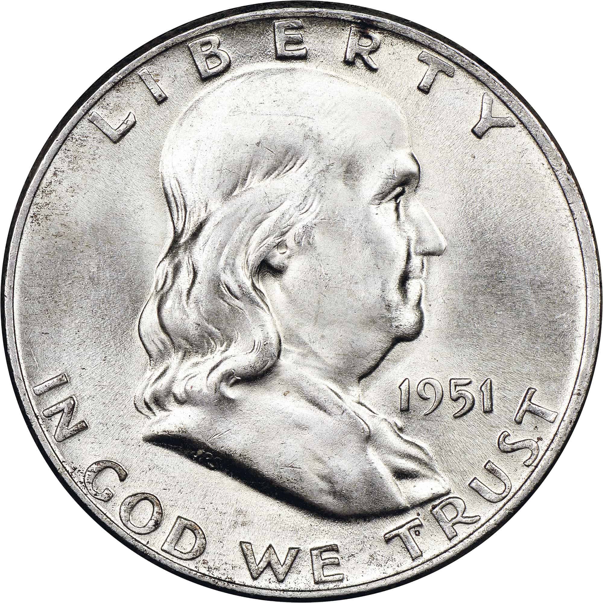 The Obverse of the 1951 Half Dollar