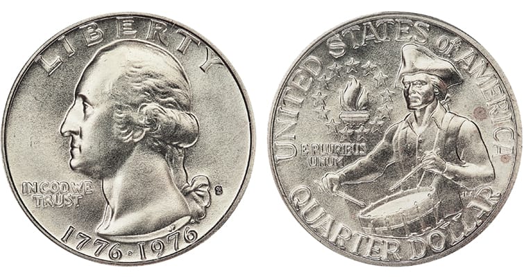 1776-1976 S Silver-Clad Bicentennial Quarter