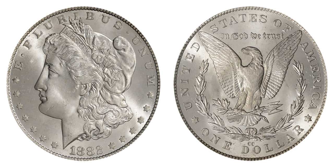 1882 “CC” Morgan Silver Dollar