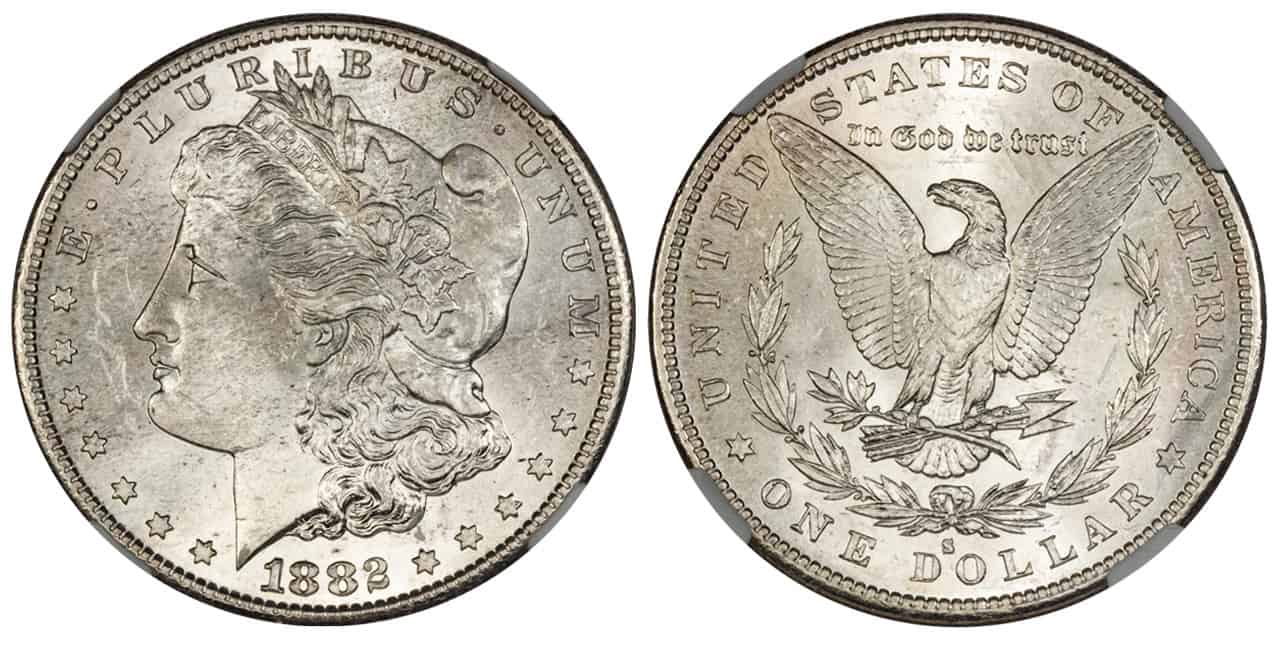 1882 “S” Morgan Silver Dollar Value