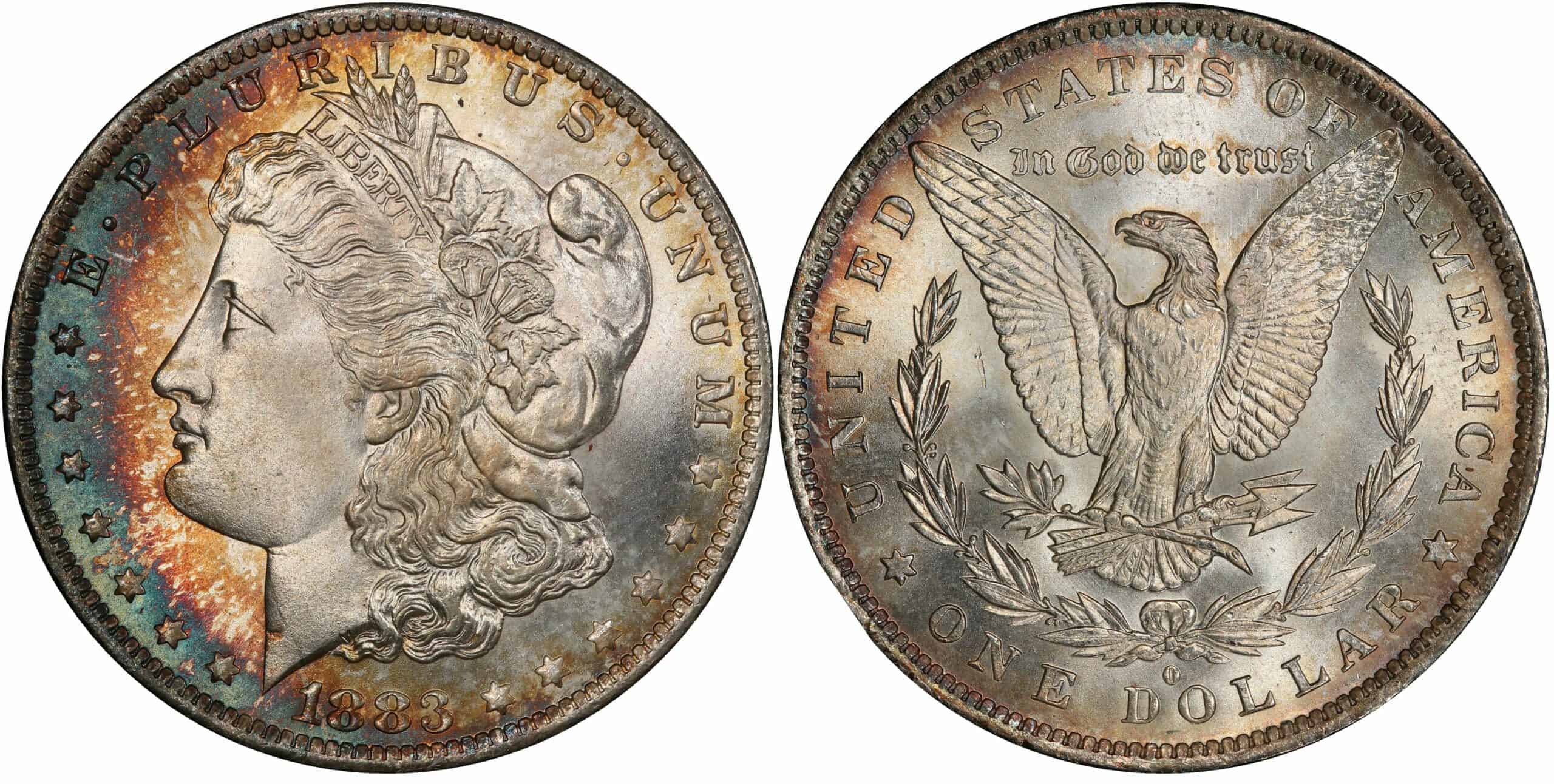 1883 Silver Dollar Value are “O”, S, CC No mint mark worth money