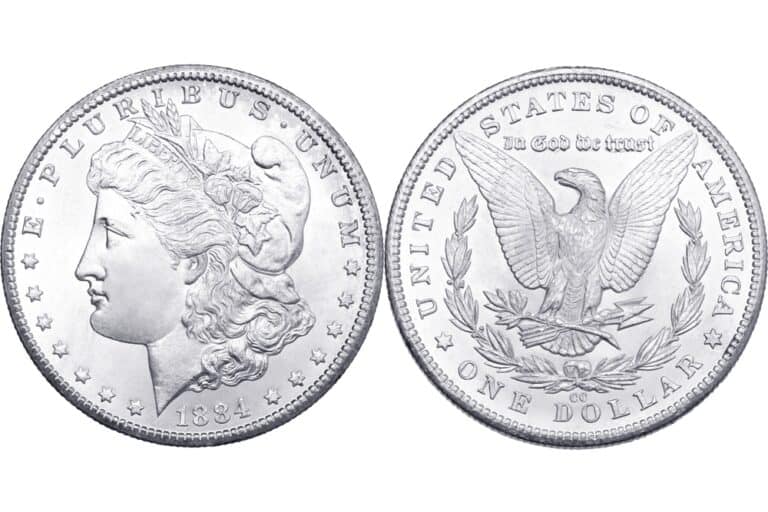 1884 silver dollar value