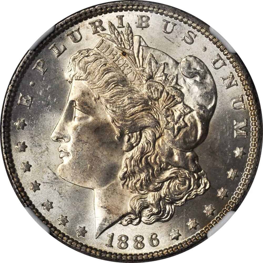 1886 (P) No Mint Mark Doubled Date