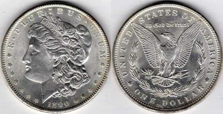 1890 silver dollar value