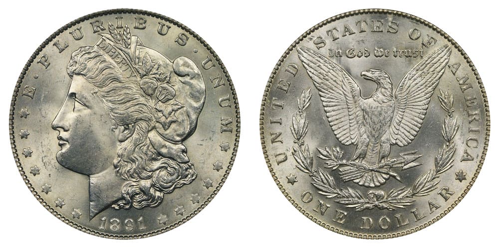 1891 Silver Dollar Details