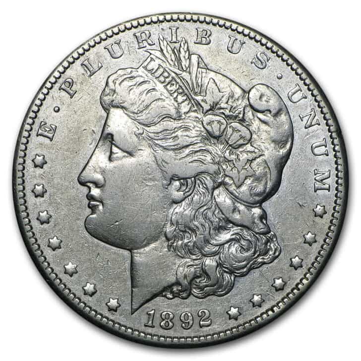 1892 silver dollar value