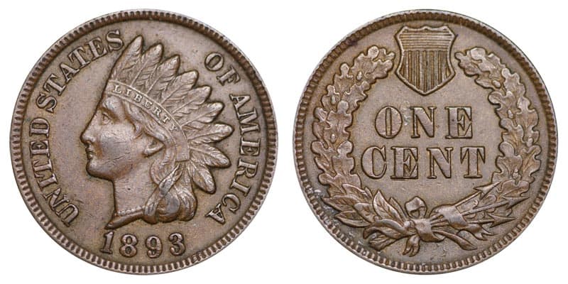 1893 Indian Head Penny value