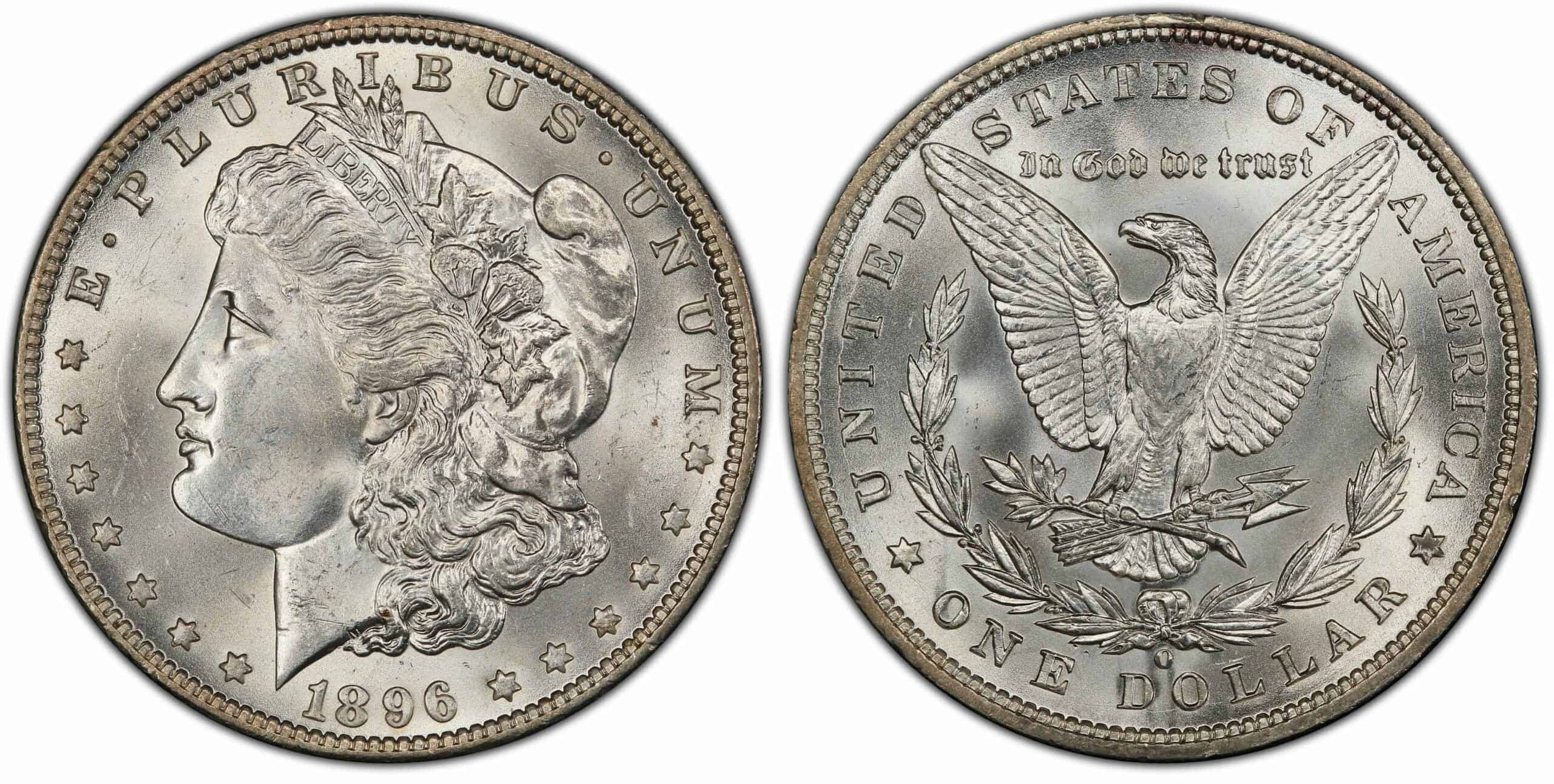 1896 Silver Dollar Details