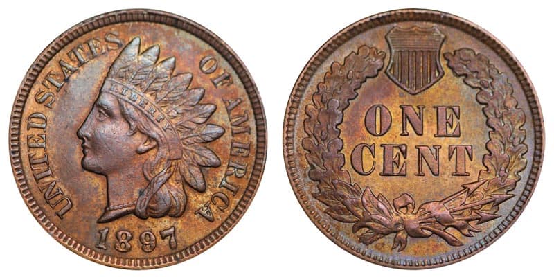 1897 Indian Head Penny Details