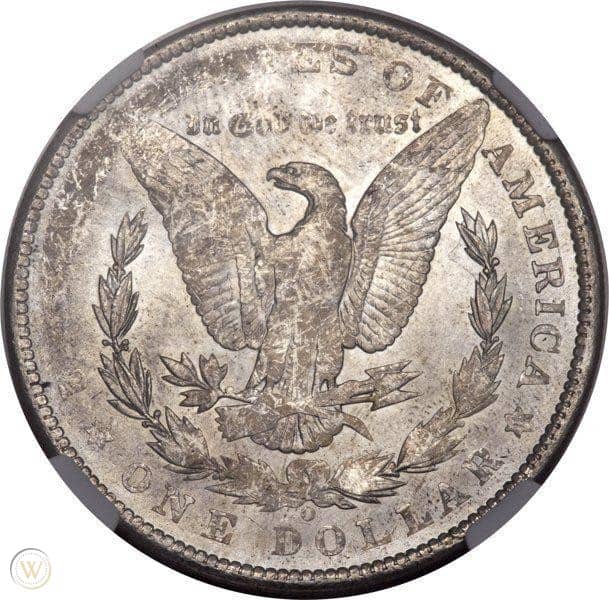 1899-O Silver Dollar with Die Adjustment Strike Error