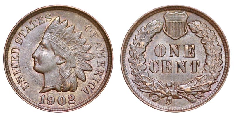 1902 Indian Head Penny Details