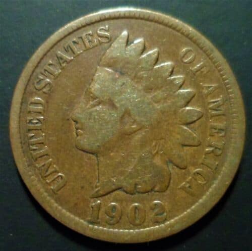 1902 Indian Head Penny Die Gouge Error