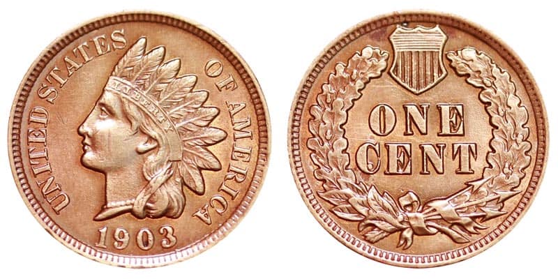 1903 Indian Head Penny Details