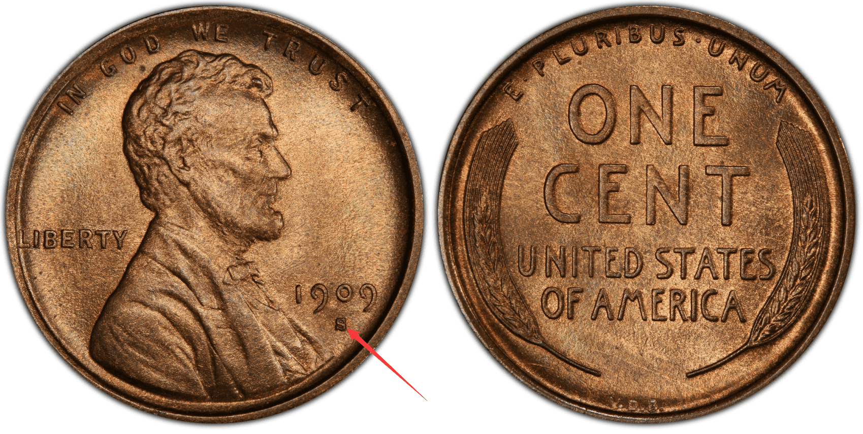 1909 “S” VDB Penny Value