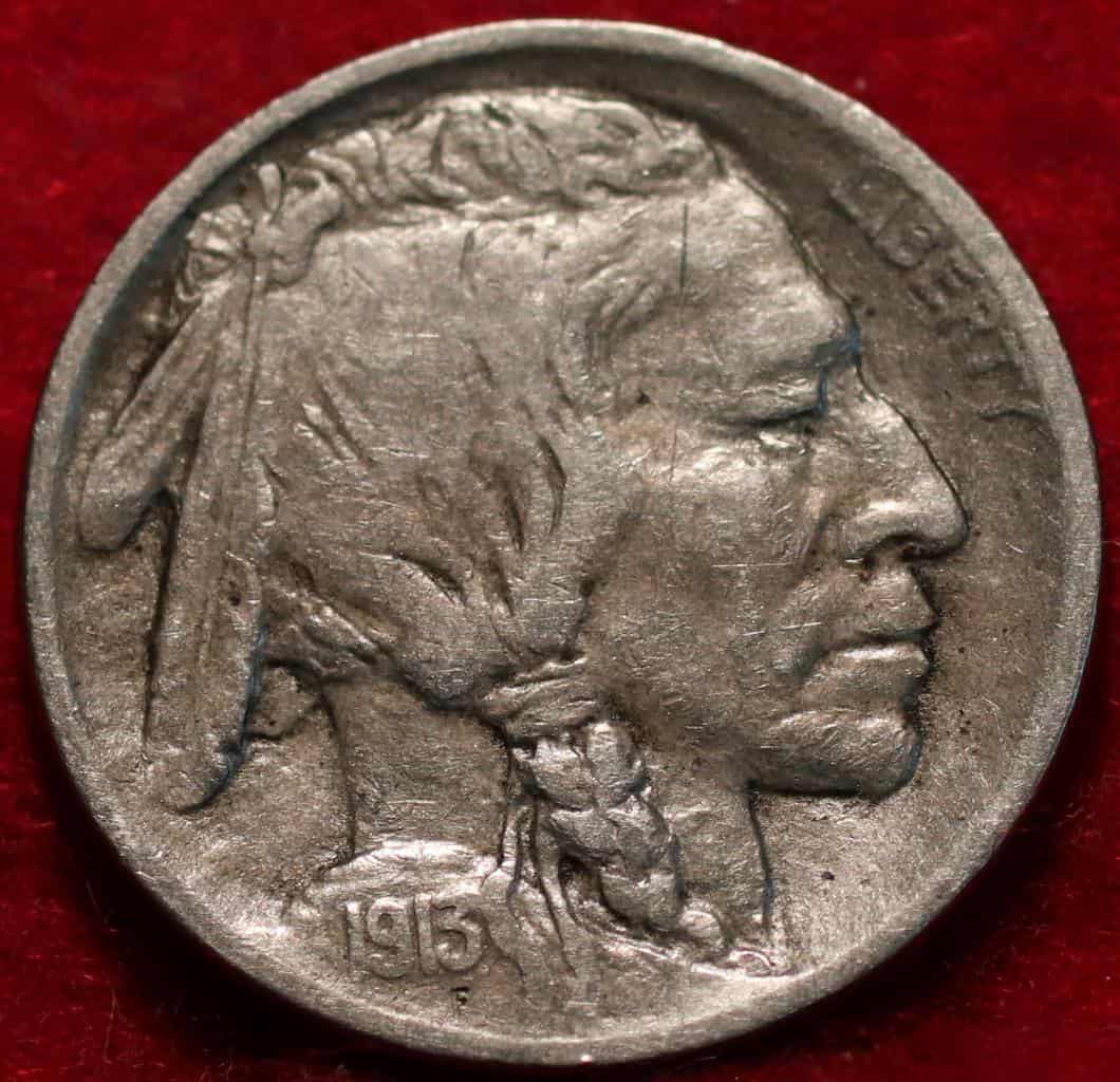 1913 Type I No Mint Mark Buffalo Nickel Value (P)