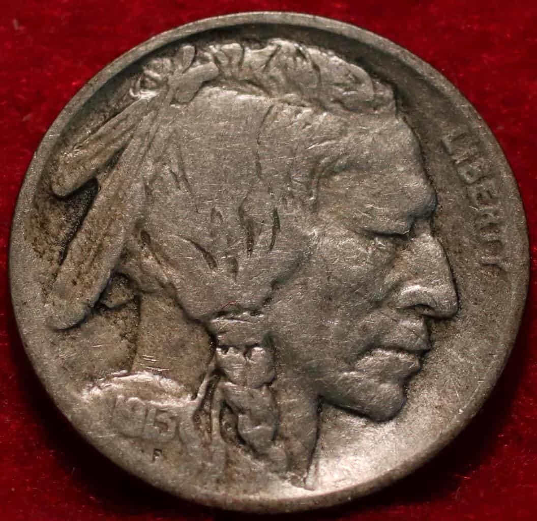 1913 Type II No Mint Mark Buffalo Nickel Value (P)