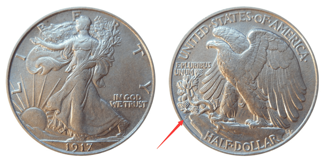 1917 S Reverse Half Dollar Value