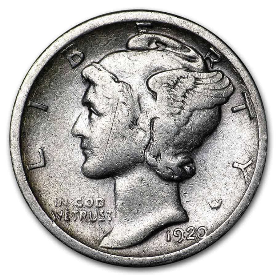 1920 dime value