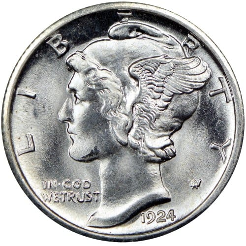 1924 (P) Dime No Mint Mark Value