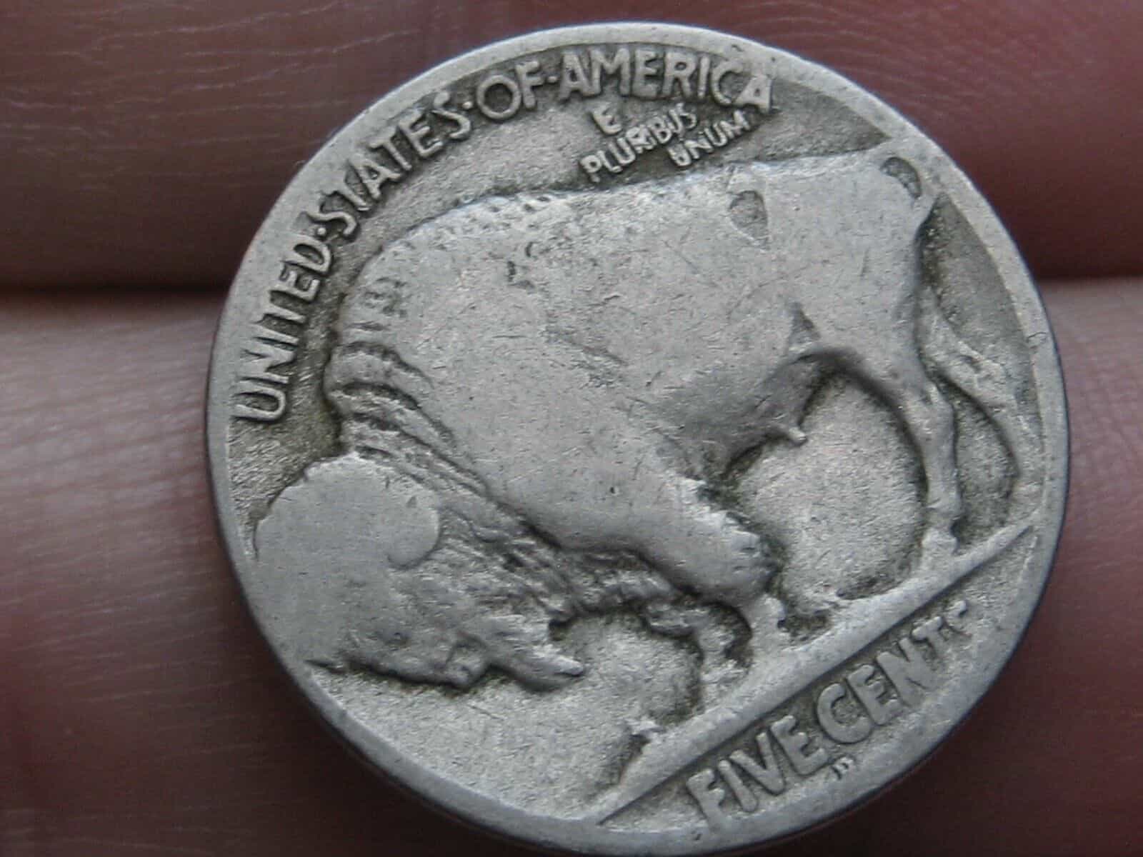 1925 Buffalo Nickel Rotated Reverse Error