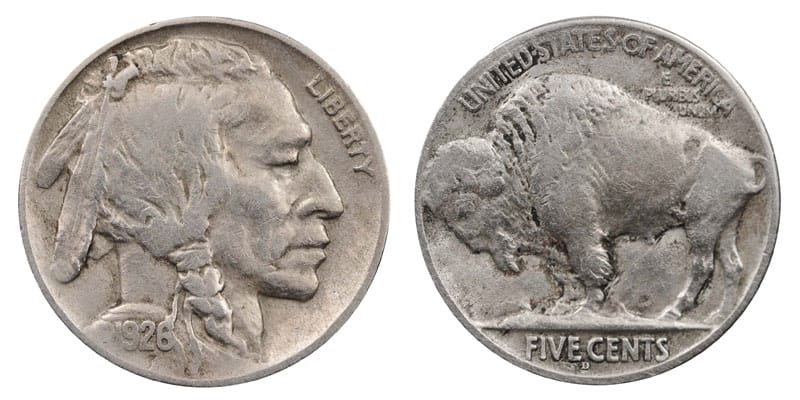 1926 "D" Buffalo Nickels Value