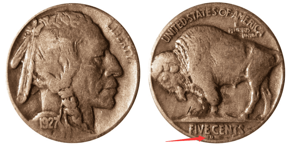 1927 “D” Buffalo Nickel Value