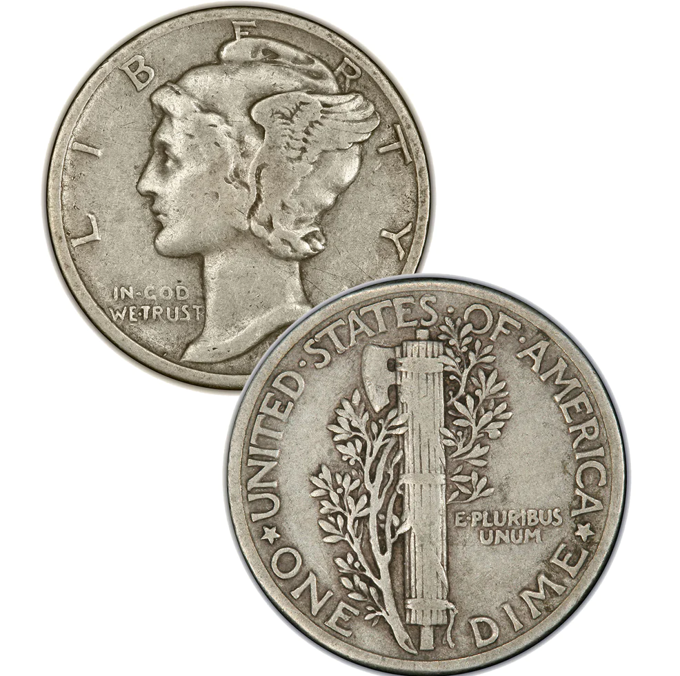 1927 Mercury Dime Value Details