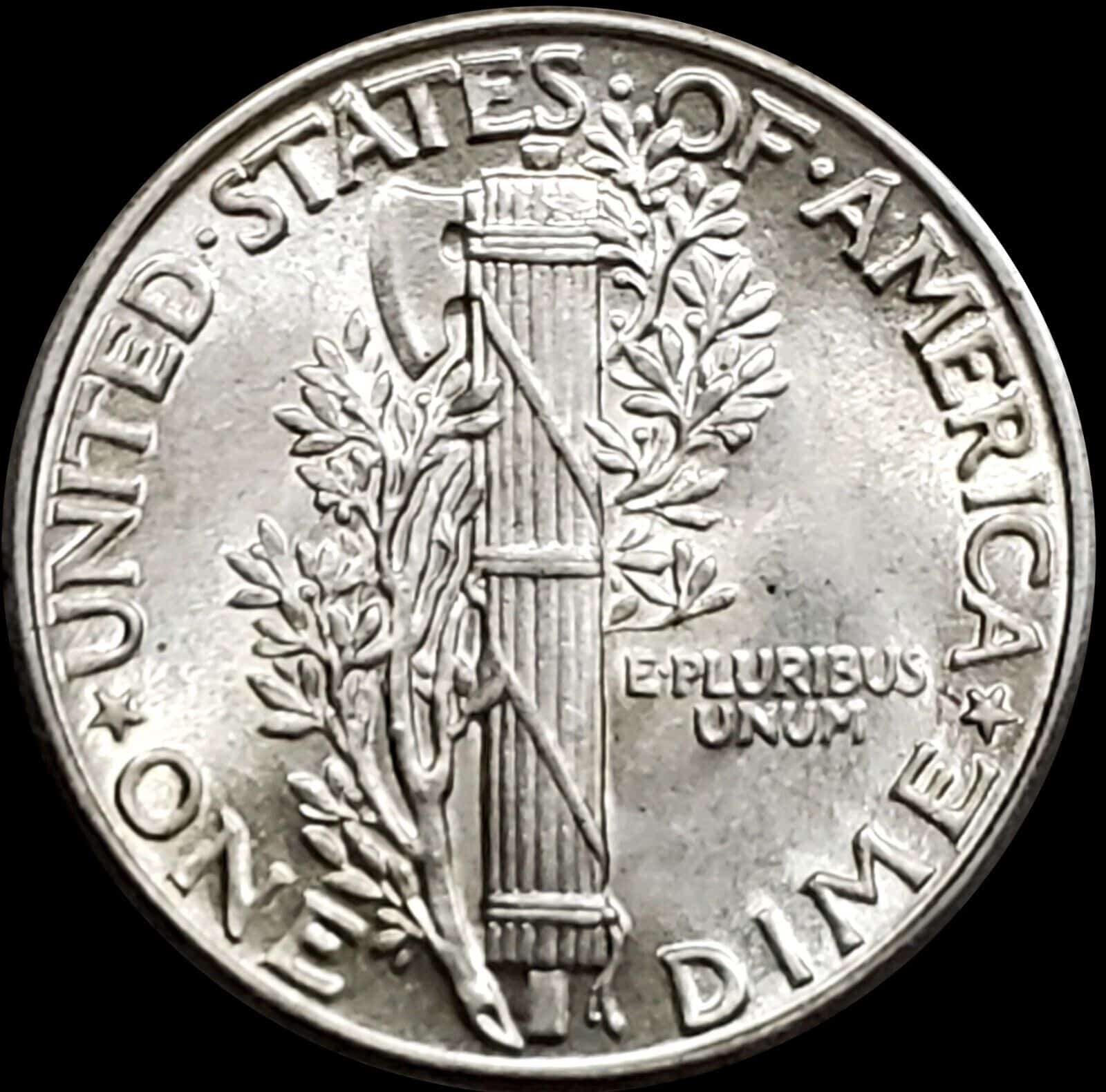 1927 No Mint Mark Mercury Dime