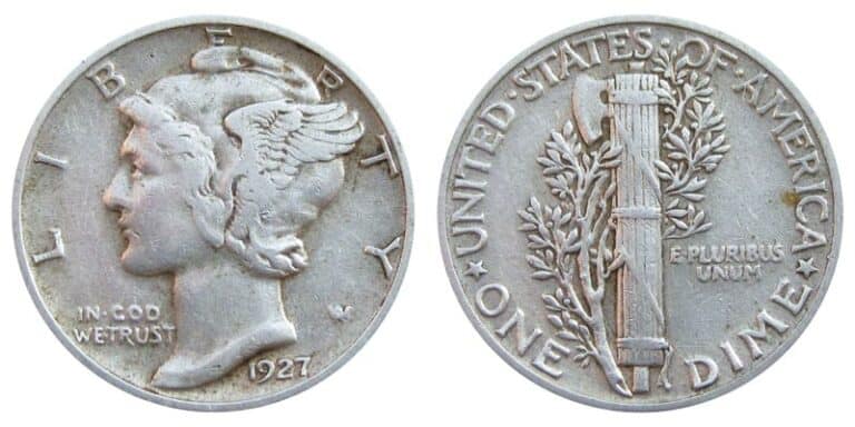 1927 mercury dime value
