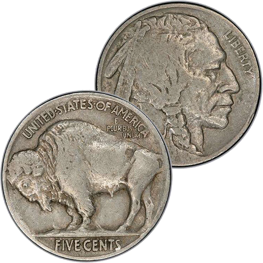 1934 Buffalo Nickel Details