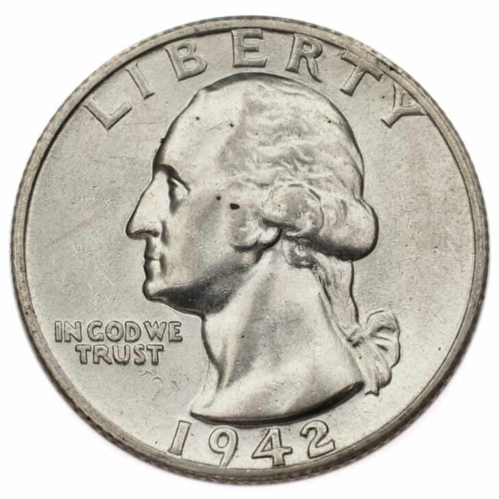 1942 quarter value