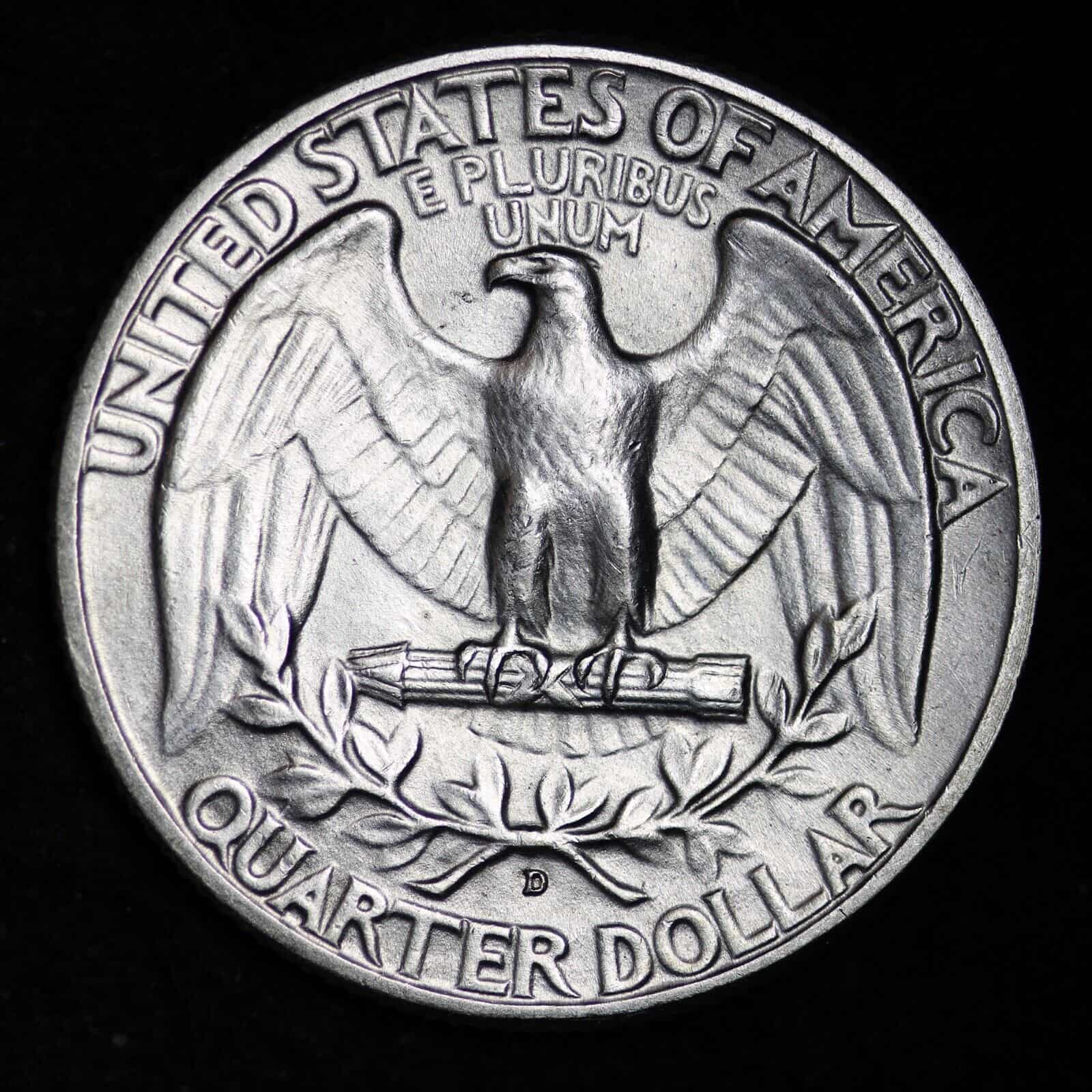 1945 Denver Washington silver quarter (D)