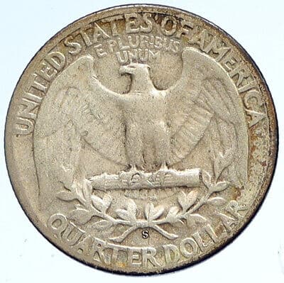 1945 San Francisco Washington silver quarter (S)