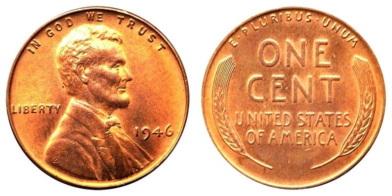 1946 wheat penny value