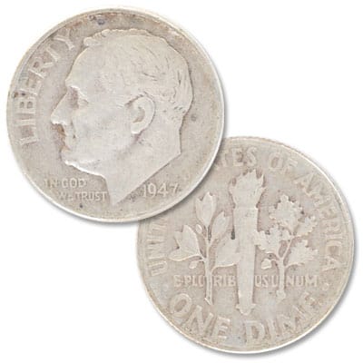 1947 Dime Value Details