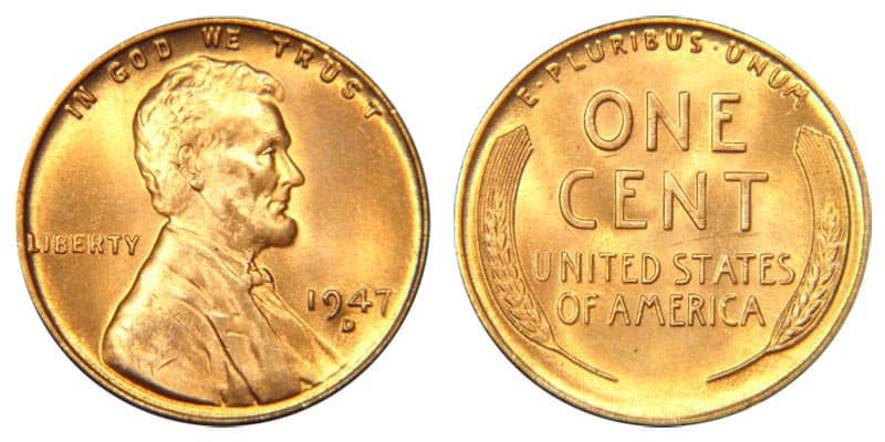 1947 Wheat Penny Details