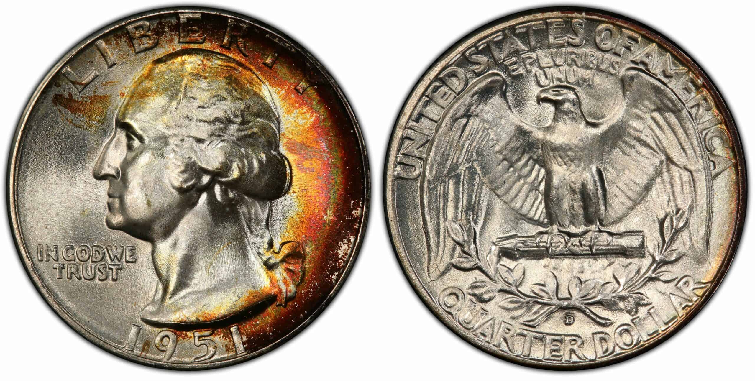 1951 Quarter Value are “D”, “S”, No mint mark worth money