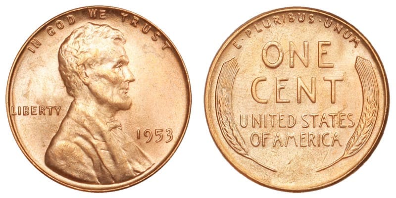 1953 Wheat Penny Value Details