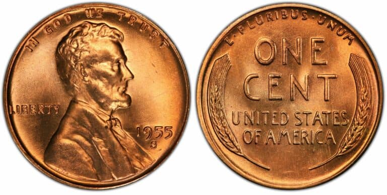 1955 Wheat Penny Value are “D”, “S”, No mint mark worth money