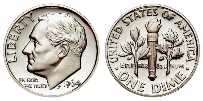 1964 (P) Dime Value