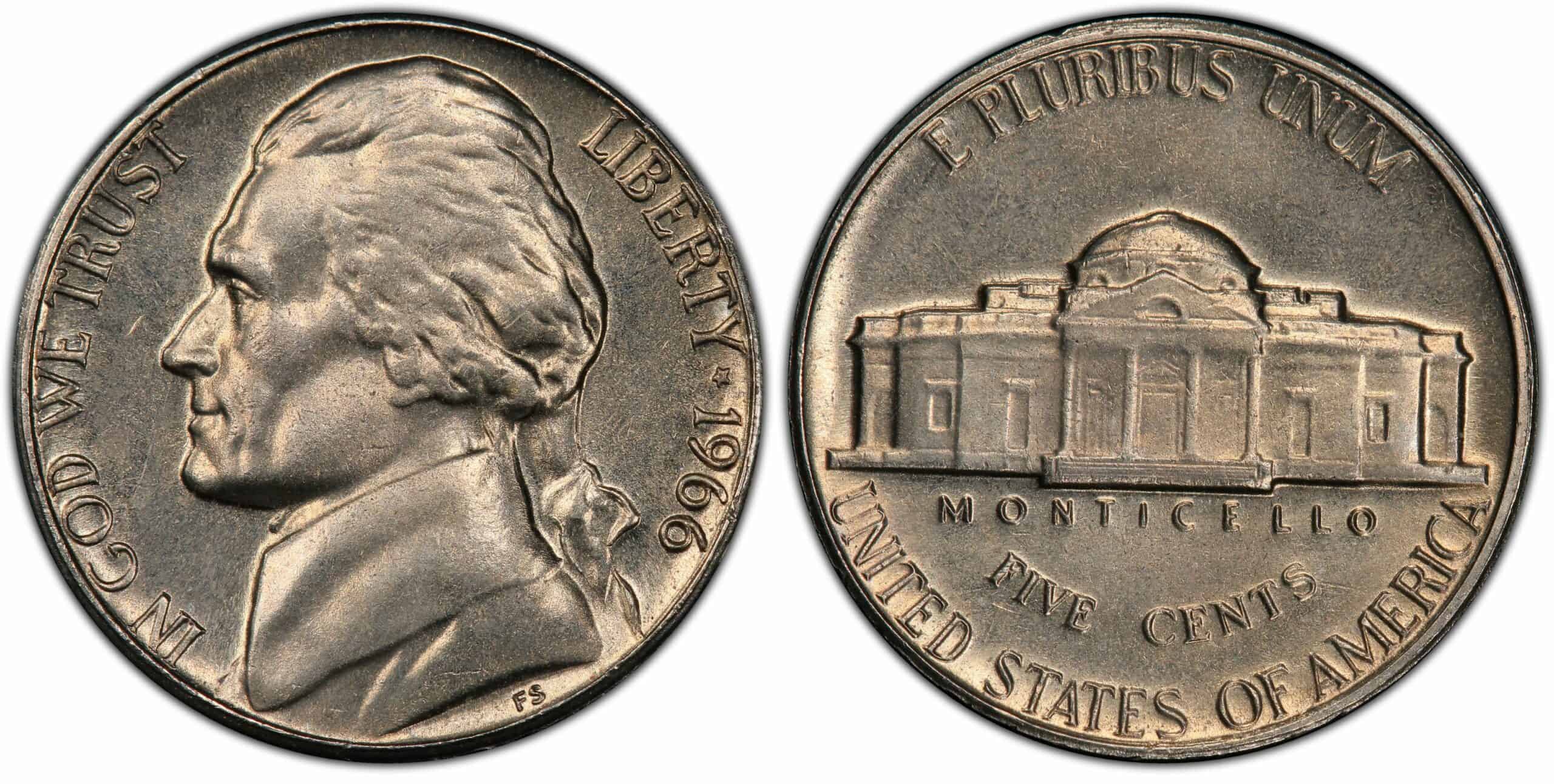 1966 No Mint Mark Nickel Value