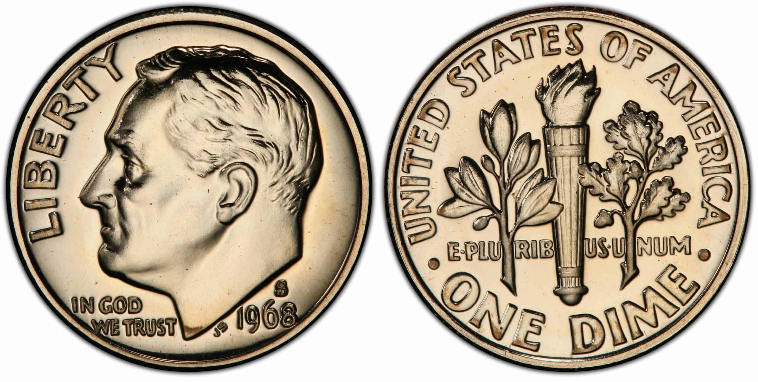 1968 S Proof Dime