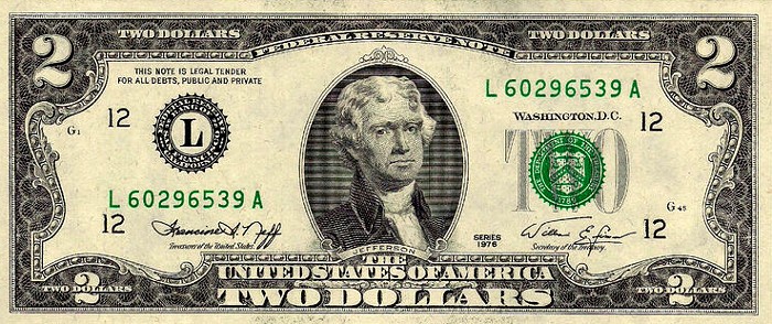 1976 $2 Bill History