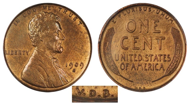The 1909 VDB Penny History