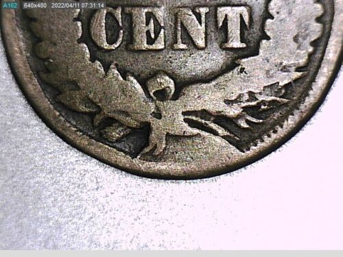 1863 Indian Head Penny Cud Error